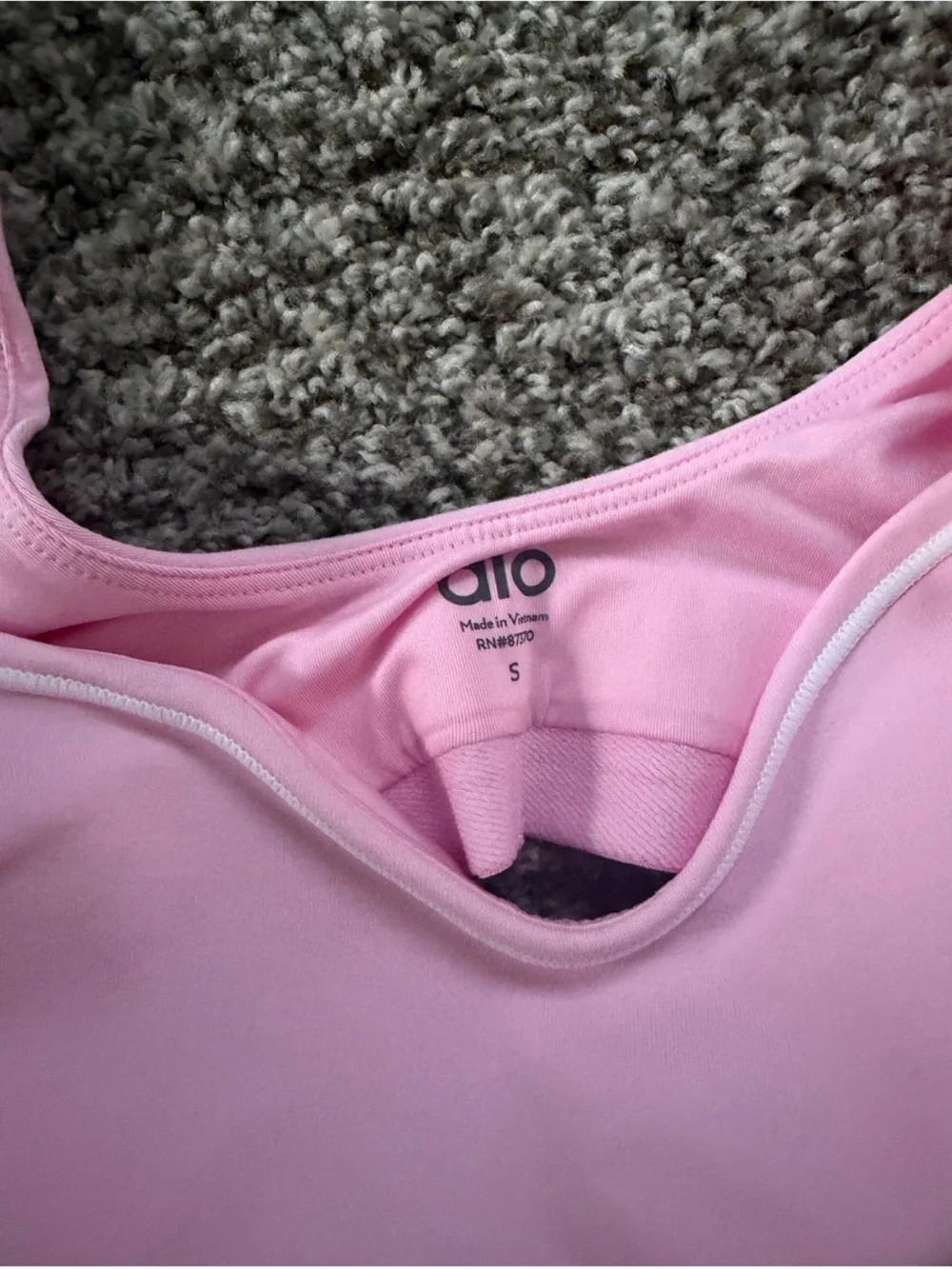 ALO Yoga Airbrush Heart Throb Bra